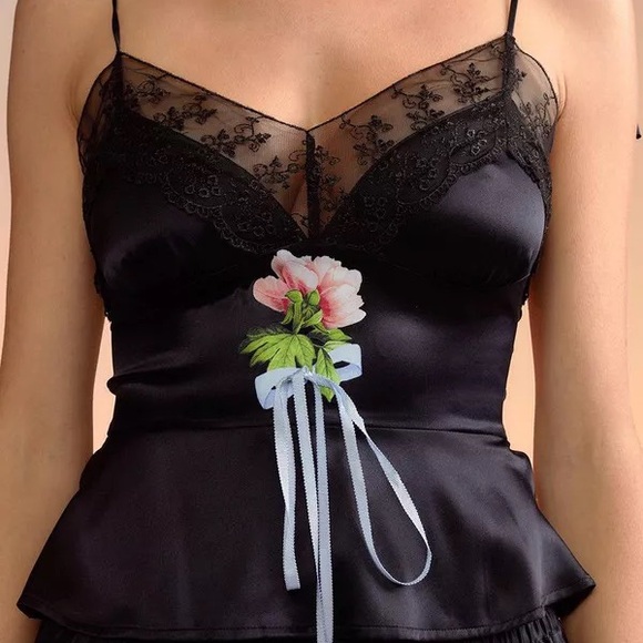 Cynthia Rowley Iris Silk Top - Picture 2 of 5